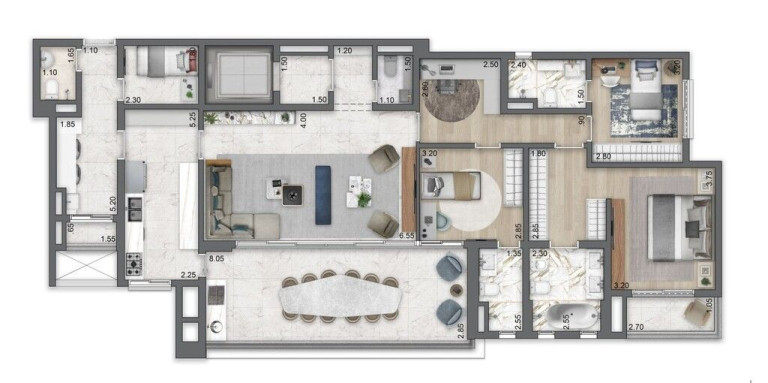 Imagem Apartamento com 3 Quartos à Venda, 176 m² em Moema - São Paulo Imagem Apartamento com 3 Quartos à Venda, 176 m² em Moema - São Paulo