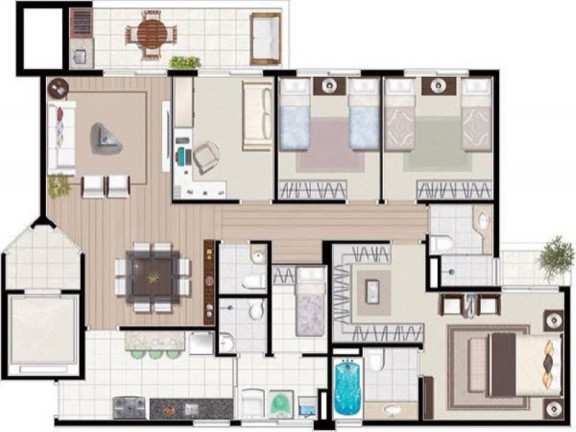 Imagem Imóvel com 4 Quartos à Venda, 116 m² em Vila Bastos - Santo André Imagem Imóvel com 4 Quartos à Venda, 116 m² em Vila Bastos - Santo André