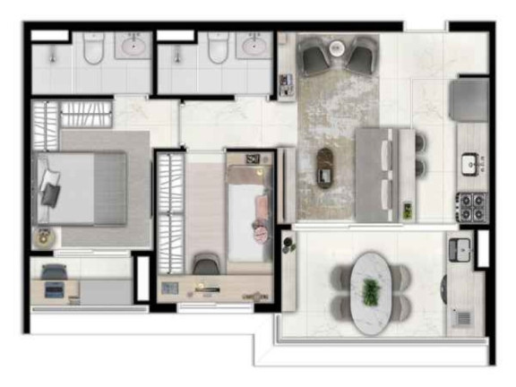 Imagem Apartamento com 3 Quartos à Venda, 73 m² em Vila Nair - São Paulo