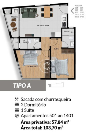 Imagem Apartamento com 2 Quartos à Venda, 57 m² em Nossa Senhora De Fátima - Santa Maria Imagem Apartamento com 2 Quartos à Venda, 57 m² em Nossa Senhora De Fátima - Santa Maria