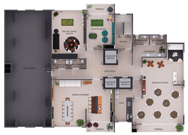 Imagem Apartamento com 3 Quartos à Venda, 170 m² em Aparecida - Santos Imagem Apartamento com 3 Quartos à Venda, 170 m² em Aparecida - Santos