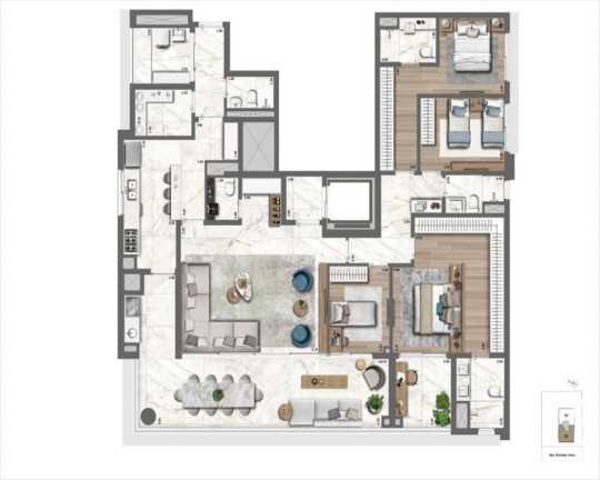 Imagem Imóvel com 4 Quartos à Venda, 213 m² em Cerqueira César - São Paulo