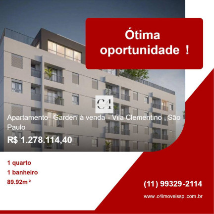 Apartamento com 1 Quarto à Venda, 89 m² em Vila Clementino - São Paulo