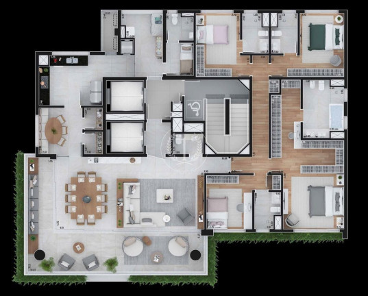 Imagem Cobertura com 1 Quarto à Venda, 276 m² em Higienópolis - São Paulo Imagem Cobertura com 1 Quarto à Venda, 276 m² em Higienópolis - São Paulo