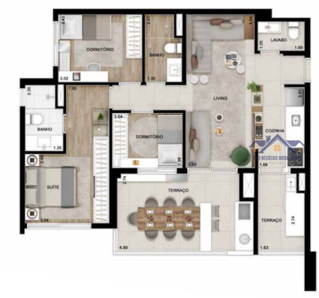 Imagem Apartamento com 3 Quartos à Venda, 86 m² em Tatuapé - São Paulo Imagem Apartamento com 3 Quartos à Venda, 86 m² em Tatuapé - São Paulo