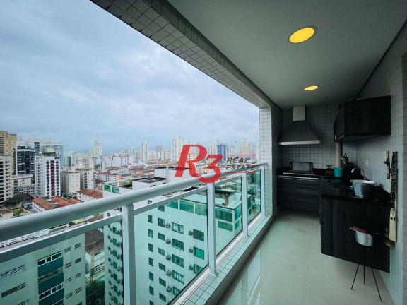 Apartamento com 3 Quartos à Venda, 152 m² em Embaré - Santos