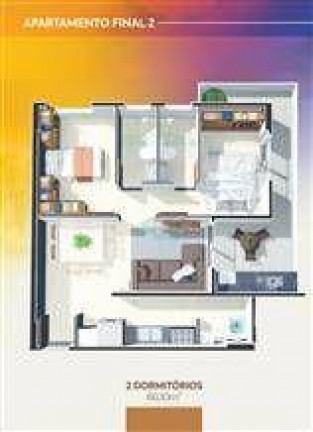 Imagem Apartamento com 1 Quarto à Venda, 55 m² em Caiçara - Praia Grande Imagem Apartamento com 1 Quarto à Venda, 55 m² em Caiçara - Praia Grande