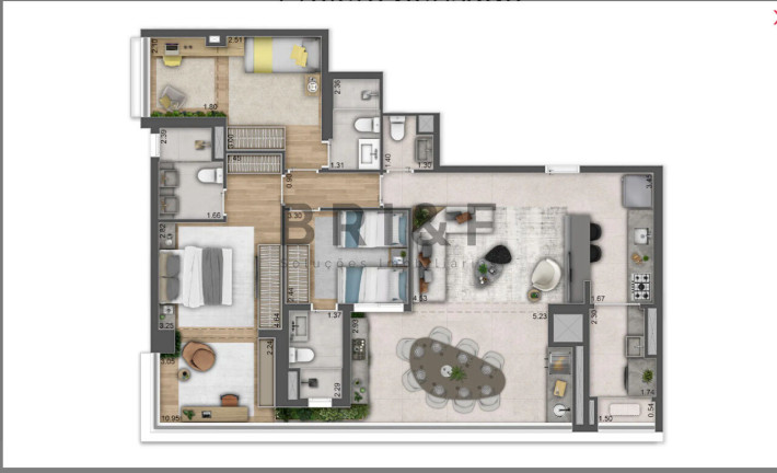 Imagem Apartamento com 3 Quartos à Venda, 118 m² em Brooklin - São Paulo Imagem Apartamento com 3 Quartos à Venda, 118 m² em Brooklin - São Paulo