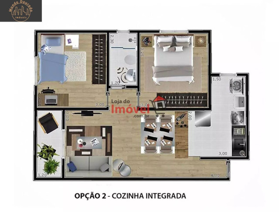 Imagem Apartamento com 2 Quartos à Venda, 60 m² em Demarchi - São Bernardo Do Campo