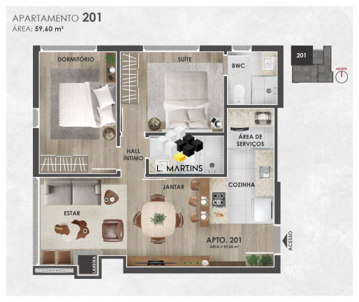 Imagem Apartamento com 2 Quartos à Venda, 66 m² em Tirol - Gramado Imagem Apartamento com 2 Quartos à Venda, 66 m² em Tirol - Gramado