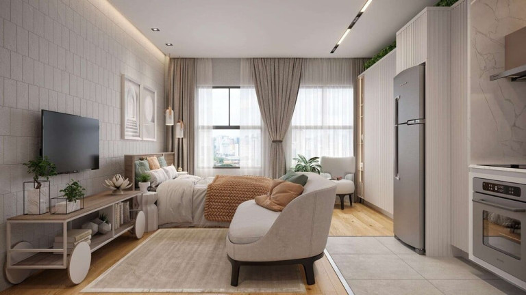 Imagem Imóvel com 1 Quarto à Venda, em água Verde - Curitiba Imagem Imóvel com 1 Quarto à Venda, em água Verde - Curitiba