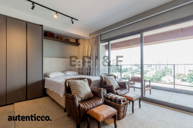 Apartamento com 1 Quarto para Alugar, 42 m² em Brooklin - São Paulo