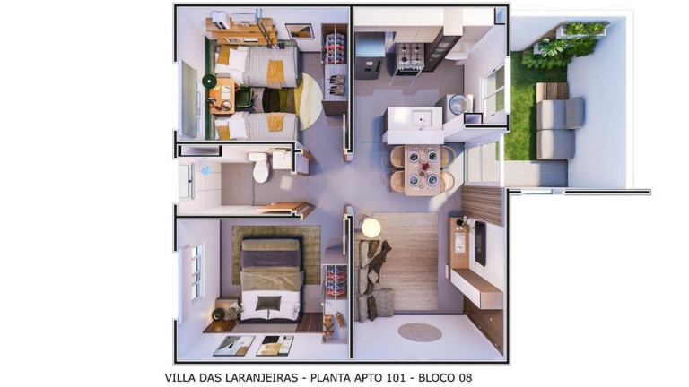 Imagem Apartamento com 2 Quartos à Venda, 42 m² Imagem Apartamento com 2 Quartos à Venda, 42 m²