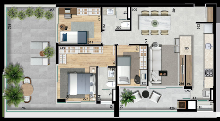 Imagem Apartamento com 3 Quartos à Venda, 93 m² em Bacacheri - Curitiba