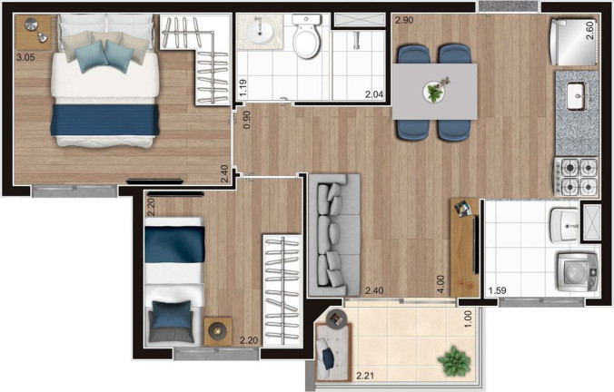 Imagem Apartamento com 3 Quartos à Venda, 76 m² em Vila Leopoldina - São Paulo