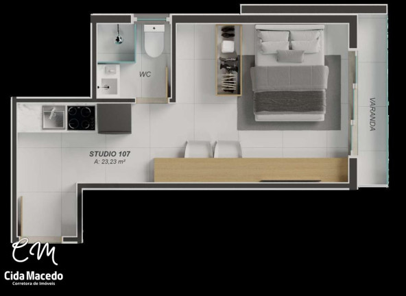 Imagem Apartamento com 1 Quarto à Venda, 36 m² em Aeroclube - João Pessoa Imagem Apartamento com 1 Quarto à Venda, 36 m² em Aeroclube - João Pessoa