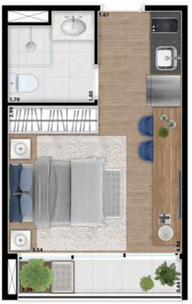 Imagem Imóvel com 1 Quarto à Venda, 22 m² em Vila Mariana - São Paulo Imagem Imóvel com 1 Quarto à Venda, 22 m² em Vila Mariana - São Paulo
