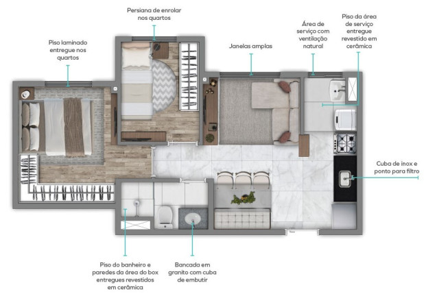 Imagem Imóvel com 2 Quartos à Venda, 46 m² em Santana - São Paulo