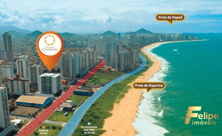 Imagem Imóvel com 2 Quartos à Venda, 62 m² em Praia De Itaparica - Vila Velha