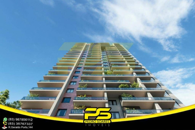 Imagem Apartamento com 3 Quartos à Venda, 90 m² em Aeroclube - João Pessoa