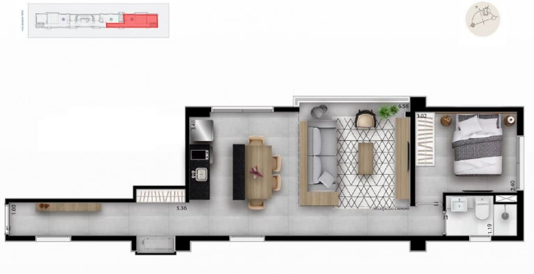 Imagem Apartamento com 1 Quarto à Venda, 47 m² em Vila Nova Conceição - São Paulo Imagem Apartamento com 1 Quarto à Venda, 47 m² em Vila Nova Conceição - São Paulo