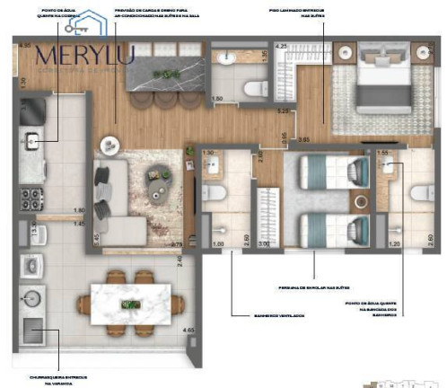 Imagem Apartamento com 2 Quartos à Venda, 76 m² em Vila Mariana - São Paulo