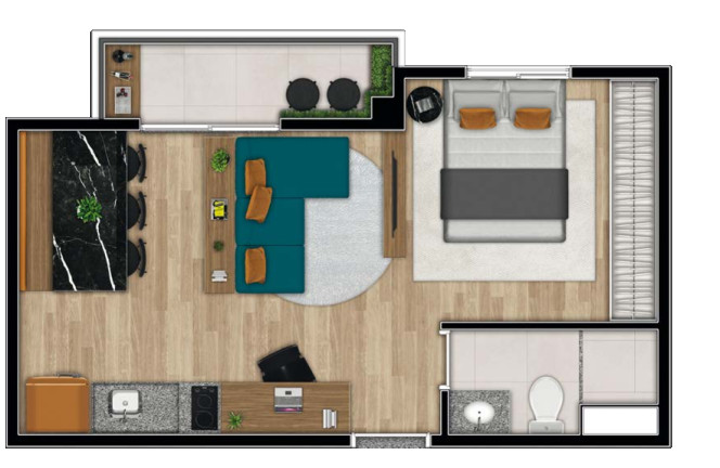 Imagem Apartamento à Venda, 33 m² em Pinheiros - São Paulo Imagem Apartamento à Venda, 33 m² em Pinheiros - São Paulo