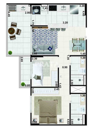 Imagem Apartamento com 2 Quartos à Venda, 66 m² em Pitangueiras - Guarujá Imagem Apartamento com 2 Quartos à Venda, 66 m² em Pitangueiras - Guarujá