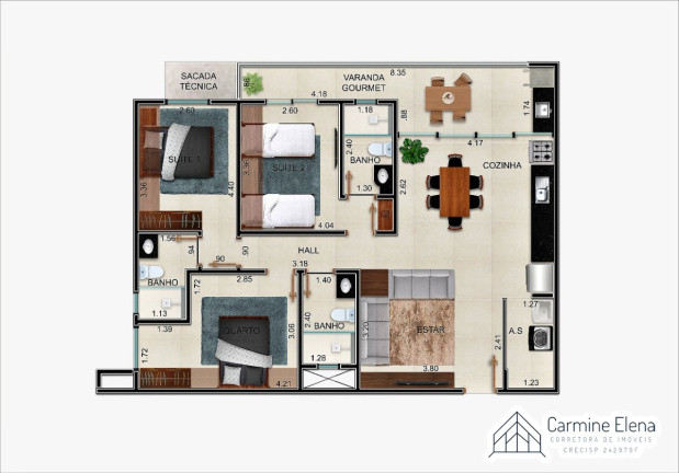 Apartamento com 1 Quarto à Venda, 67 m² em Umuarama - Ubatuba