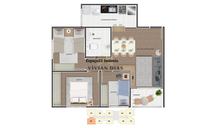 Imagem Apartamento com 3 Quartos à Venda, em Canhema - Diadema Imagem Apartamento com 3 Quartos à Venda, em Canhema - Diadema