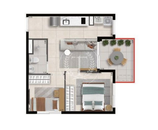 Imagem Apartamento com 2 Quartos à Venda, 34 m² em Perdizes - São Paulo Imagem Apartamento com 2 Quartos à Venda, 34 m² em Perdizes - São Paulo