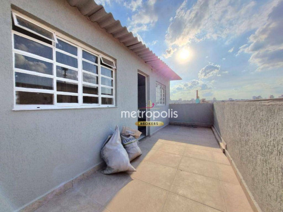 Imagem Cobertura com 1 Quarto para Alugar, 50 m² em Santo Antônio - São Caetano Do Sul