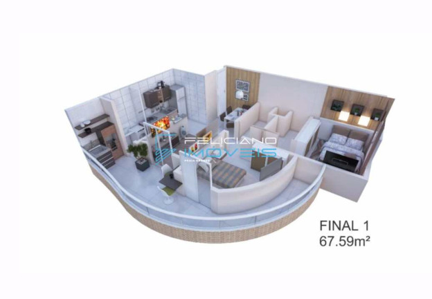 Imagem Apartamento com 2 Quartos à Venda, 68 m² em Balneário Maracanã - Praia Grande Imagem Apartamento com 2 Quartos à Venda, 68 m² em Balneário Maracanã - Praia Grande