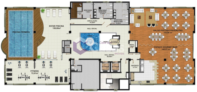 Imagem Apartamento com 1 Quarto à Venda, 82 m² em Alto São Francisco - Foz Do Iguacu