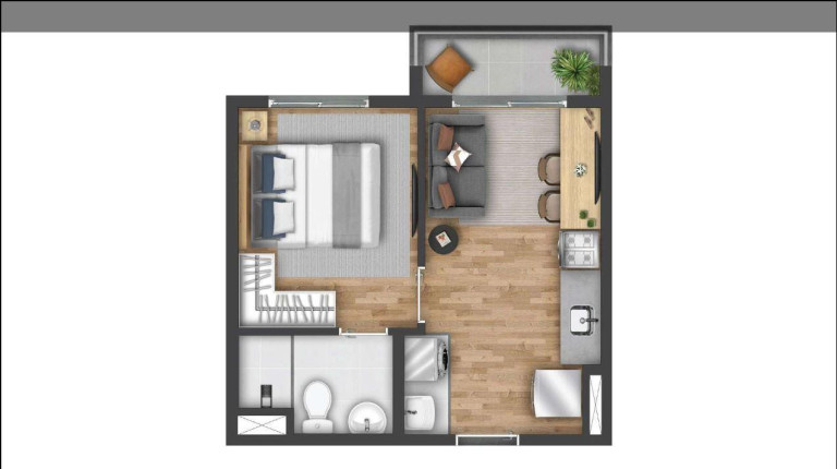 Imagem Apartamento com 1 Quarto à Venda, 28 m² em Bom Retiro - São Paulo Imagem Apartamento com 1 Quarto à Venda, 28 m² em Bom Retiro - São Paulo