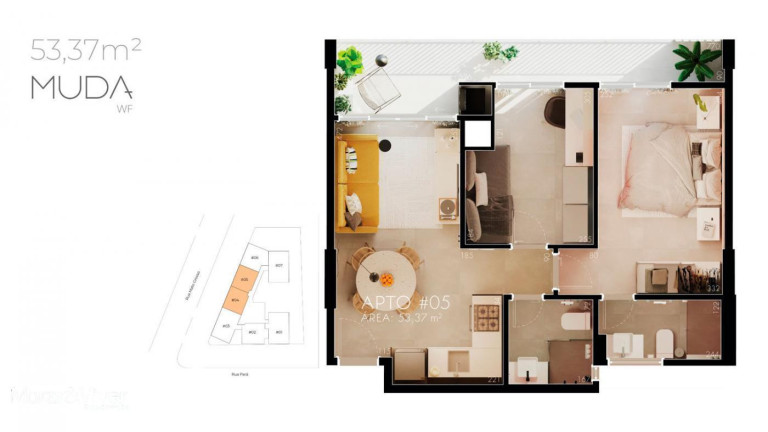 Imagem Apartamento com 3 Quartos à Venda, 75 m² em água Verde - Curitiba
