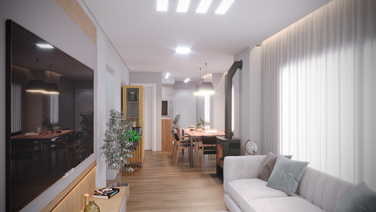 Apartamento com 1 Quarto à Venda, 87 m² em Centro - Gramado