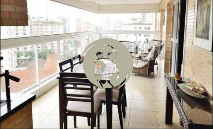 Imagem Apartamento com 3 Quartos à Venda, 155 m² em Gonzaga - Santos Imagem Apartamento com 3 Quartos à Venda, 155 m² em Gonzaga - Santos