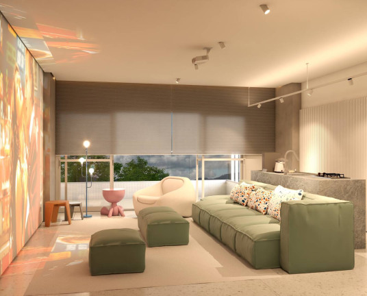 Imagem Apartamento com 1 Quarto à Venda, 54 m² em Canto Do Forte - Praia Grande