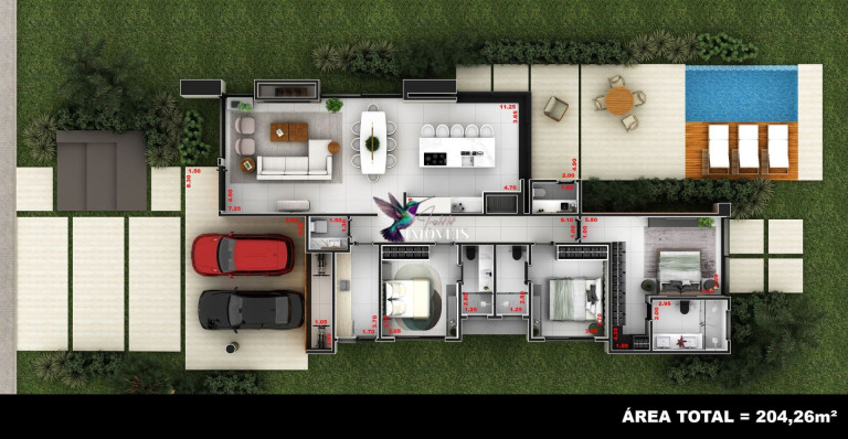 Imagem Casa com 3 Quartos à Venda, 204 m² em Centenário - Torres Imagem Casa com 3 Quartos à Venda, 204 m² em Centenário - Torres