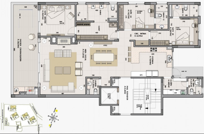 Imagem Apartamento com 3 Quartos à Venda, 389 m² em Tristeza - Porto Alegre Imagem Apartamento com 3 Quartos à Venda, 389 m² em Tristeza - Porto Alegre
