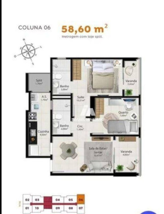 Imagem Apartamento com 2 Quartos à Venda, 58 m² em Praia De Itaparica - Vila Velha