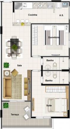 Imagem Apartamento com 2 Quartos à Venda, 79 m² em Tupi - Praia Grande Imagem Apartamento com 2 Quartos à Venda, 79 m² em Tupi - Praia Grande