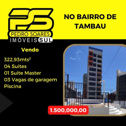 Imagem Apartamento com 4 Quartos à Venda, 322 m² em Tambaú - João Pessoa Imagem Apartamento com 4 Quartos à Venda, 322 m² em Tambaú - João Pessoa