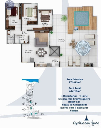 Imagem Cobertura com 3 Quartos à Venda, 178 m² em Ingleses Do Rio Vermelho - Florianópolis