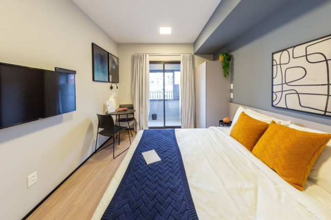 Apartamento com 1 Quarto para Alugar, 23 m² em Pinheiros - São Paulo