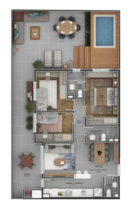Imagem Apartamento com 3 Quartos à Venda, 176 m² em Jardim América - São Leopoldo Imagem Apartamento com 3 Quartos à Venda, 176 m² em Jardim América - São Leopoldo