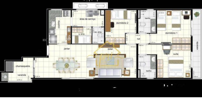 Imagem Apartamento com 3 Quartos à Venda, 106 m² em Ponta Da Praia - Santos Imagem Apartamento com 3 Quartos à Venda, 106 m² em Ponta Da Praia - Santos