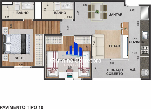 Imagem Apartamento com 2 Quartos à Venda, 56 m² em Vila São Luiz (valparaízo) - Barueri Imagem Apartamento com 2 Quartos à Venda, 56 m² em Vila São Luiz (valparaízo) - Barueri