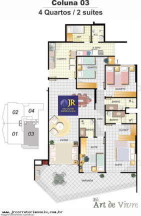 Imagem Apartamento com 4 Quartos à Venda, 137 m² em Itapoã - Vila Velha
